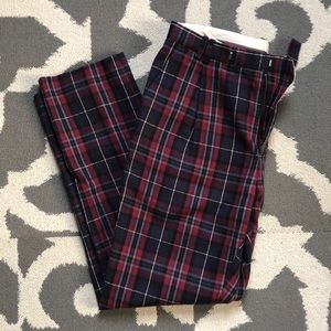 H&M Plaid Wool Pants